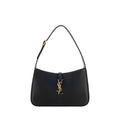 Saint Laurent Le 5 à 7 Shoulder Bag Black Smooth Leather Cassandre Logo