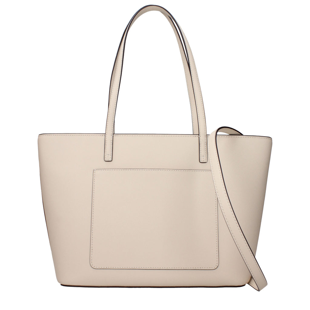 Tory Burch Leather Tote Bag Beige
