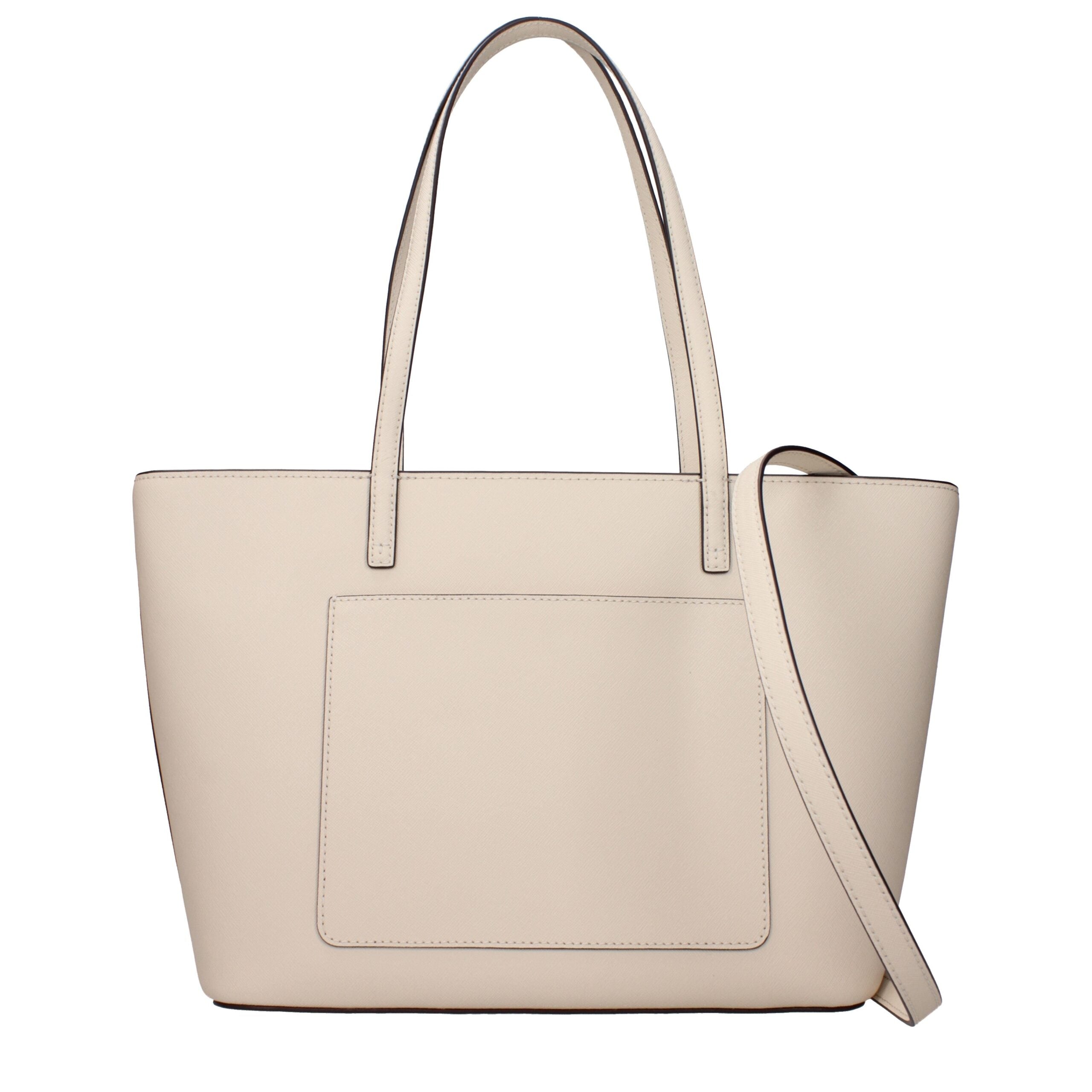 Tory Burch Leather Tote Bag Beige