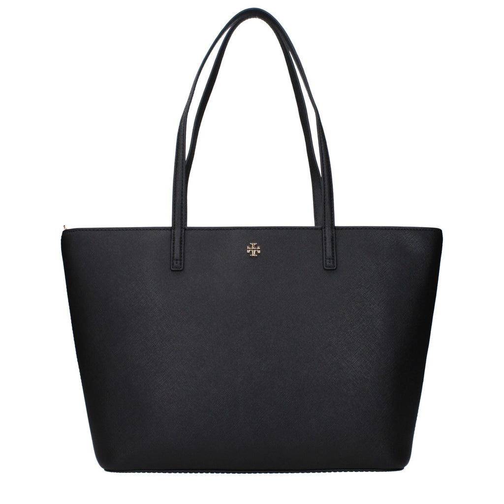 Tory Burch Leather Tote Bag Black