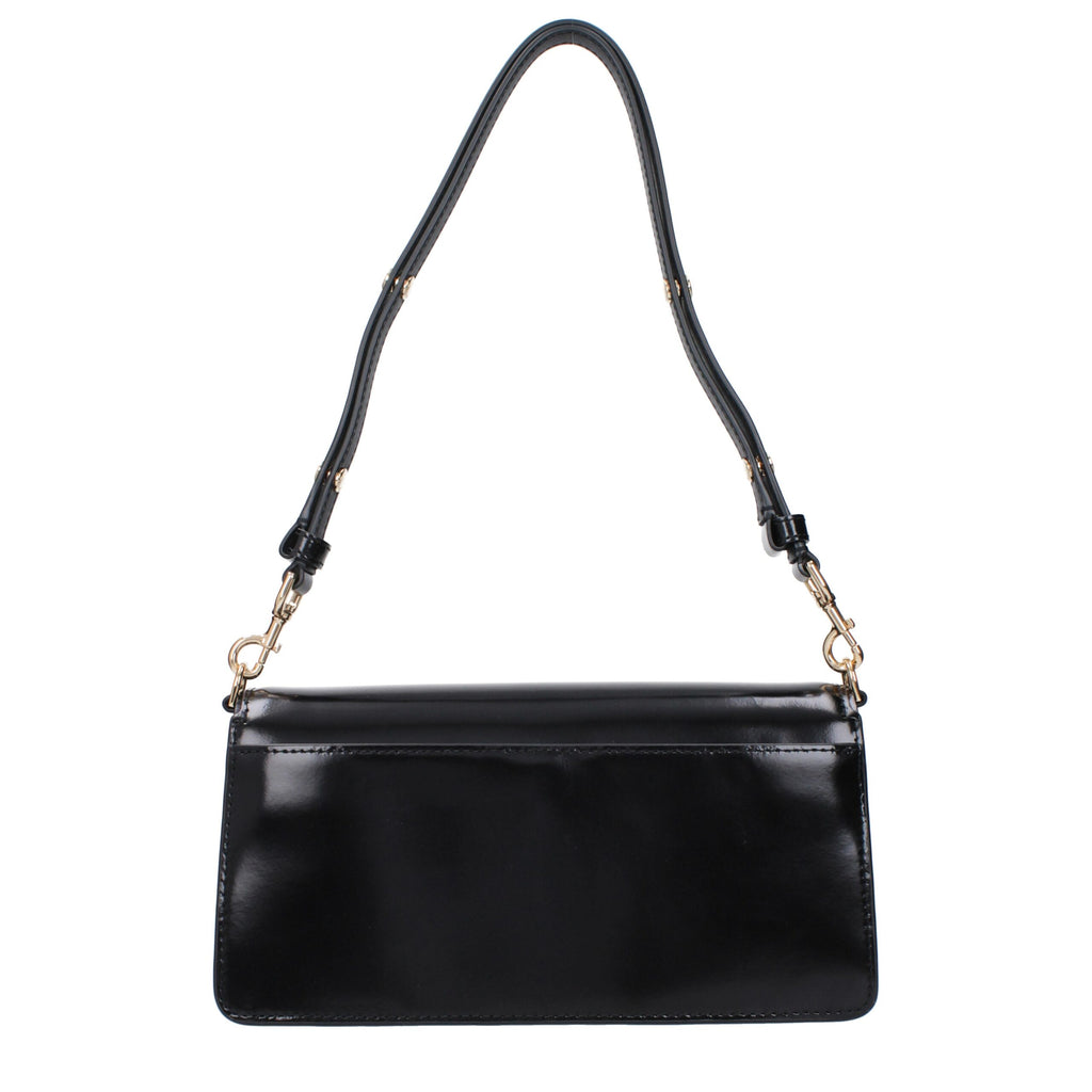 Tory Burch Patent Leather Shoulder Bag Black