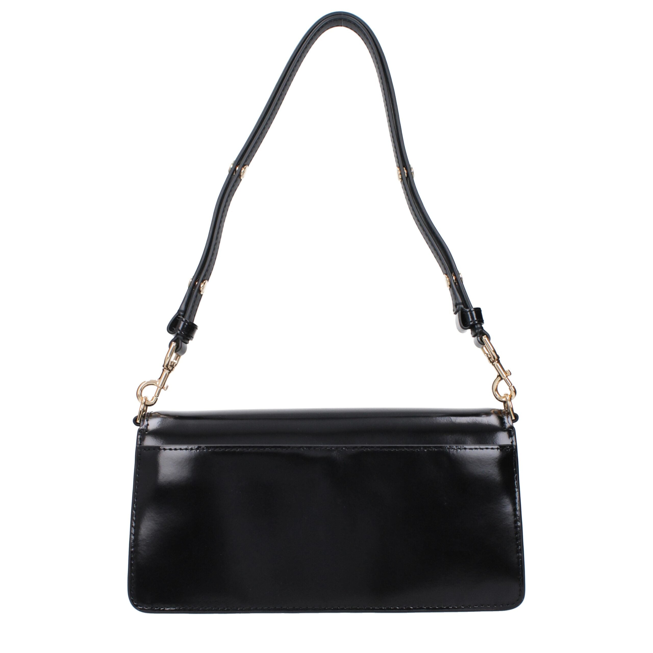 Tory Burch Patent Leather Shoulder Bag Black