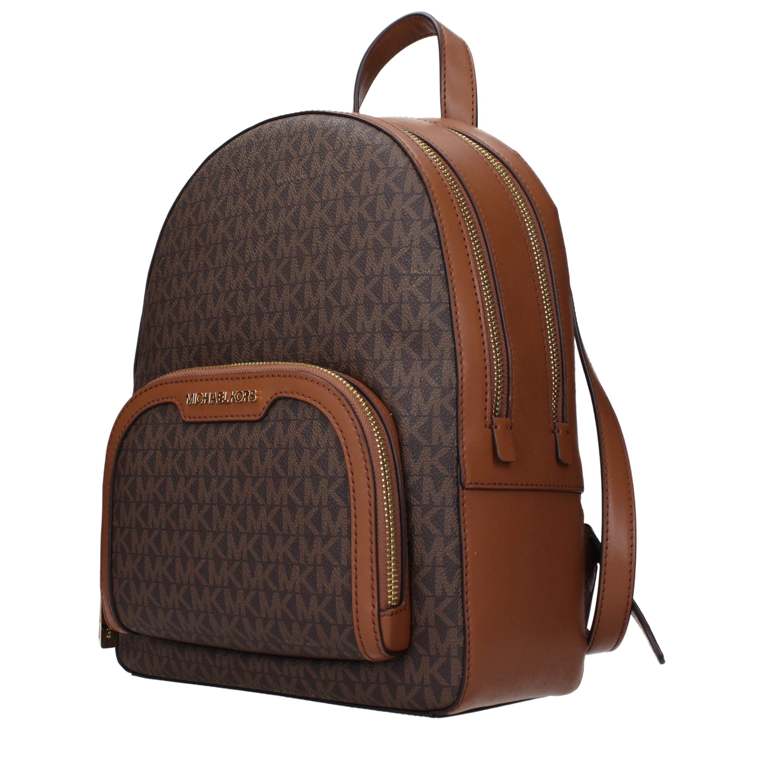 Michael Kors Jaycee Medium Signature Logo Backpack Brown