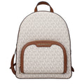 Michael Kors Jaycee Medium Signature Logo Backpack Vanilla