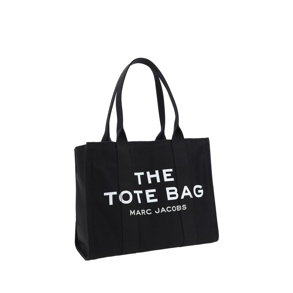 Marc Jacobs The Large Tote Bag Black Cotton Canvas