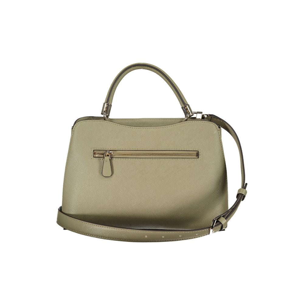 Guess Jeans Gizele Sage Green Satchel Bag