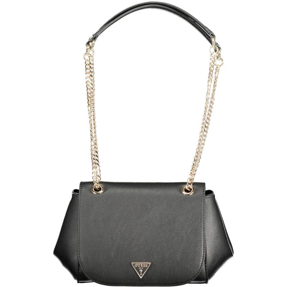 Guess Jeans Talent Black Shoulder Bag