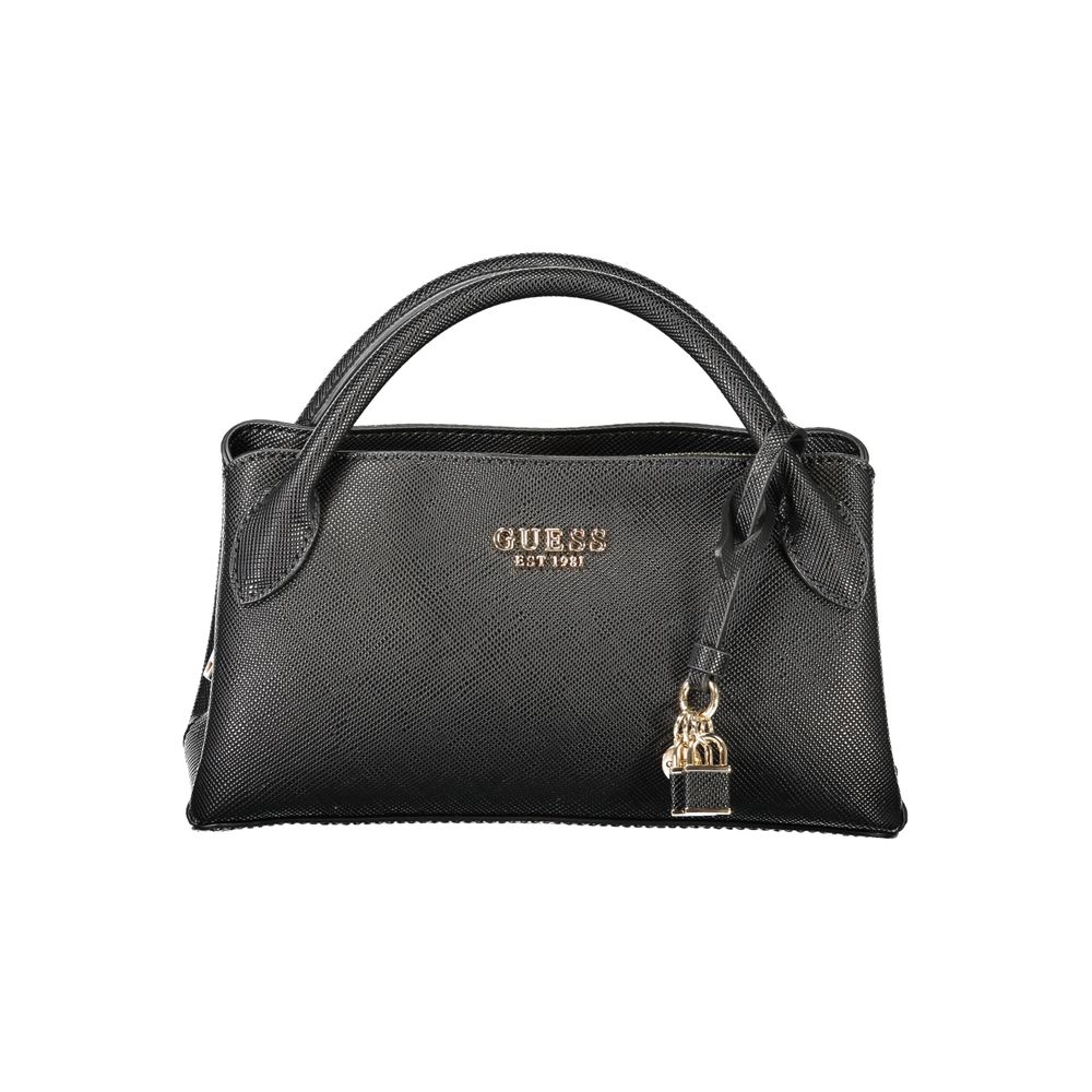 Guess Jeans Fedana Black Satchel Bag