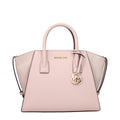 Michael Kors Avril Small Leather Satchel Powder Blush