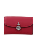 Michael Kors Lyra Small Leather Coin Purse Dark Raspberry