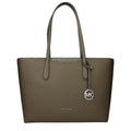 Michael Kors Arden Large Top-Zip Tote Bag Olive