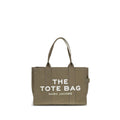 Marc Jacobs The Large Tote Bag Olive Cotton Canvas