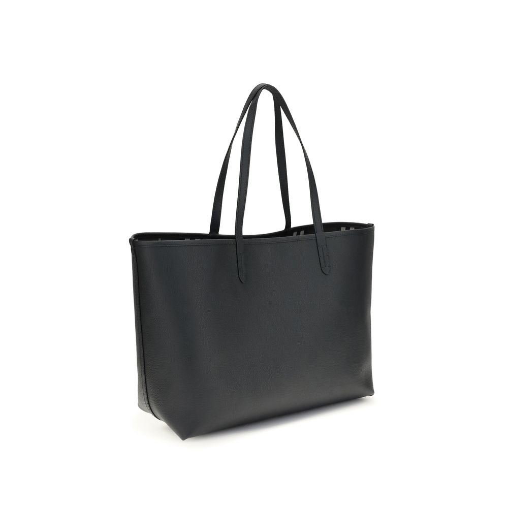 Burberry Reversible Medium Bloomsbury Leather Tote Bag Black