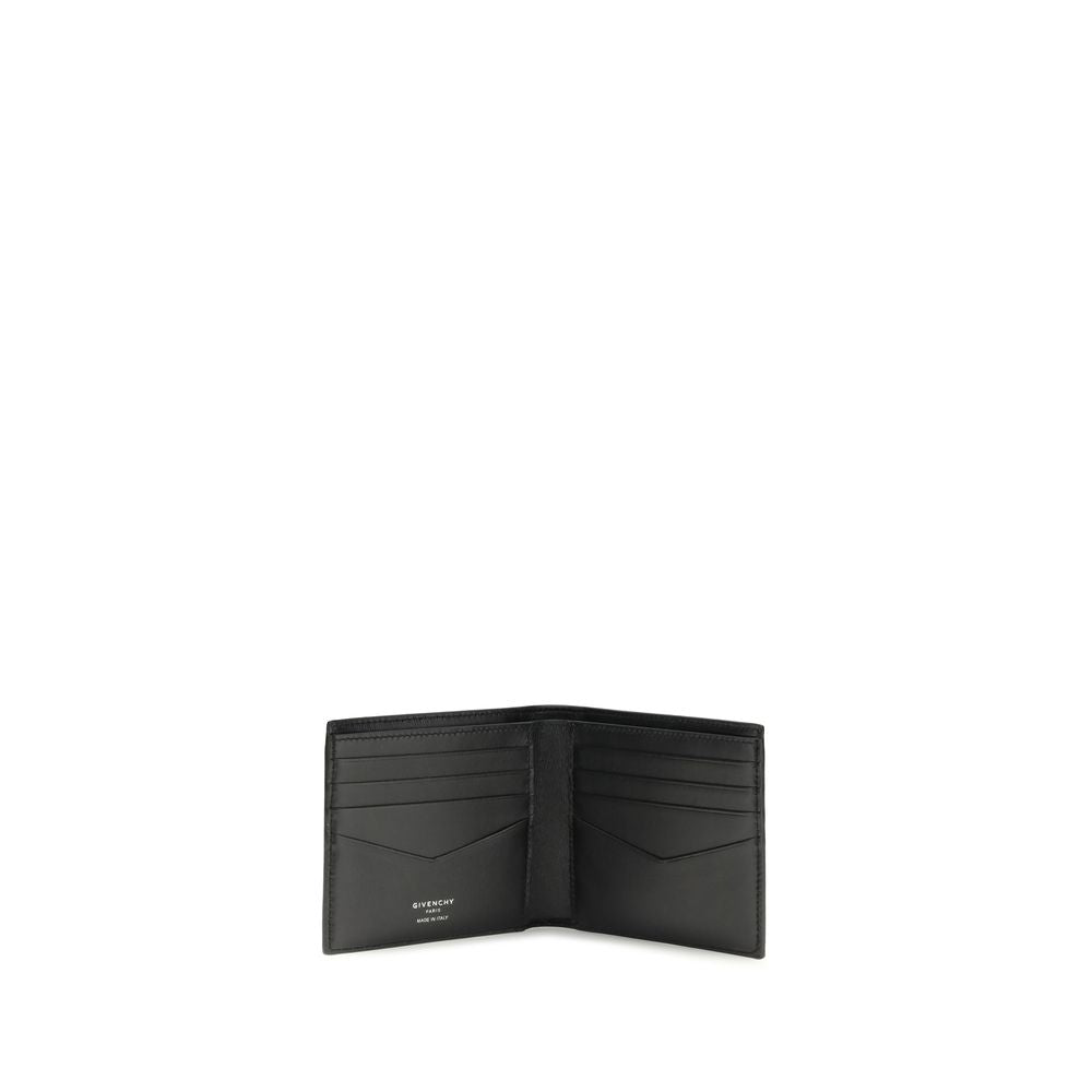Givenchy Black Grained Calfskin Bifold Wallet