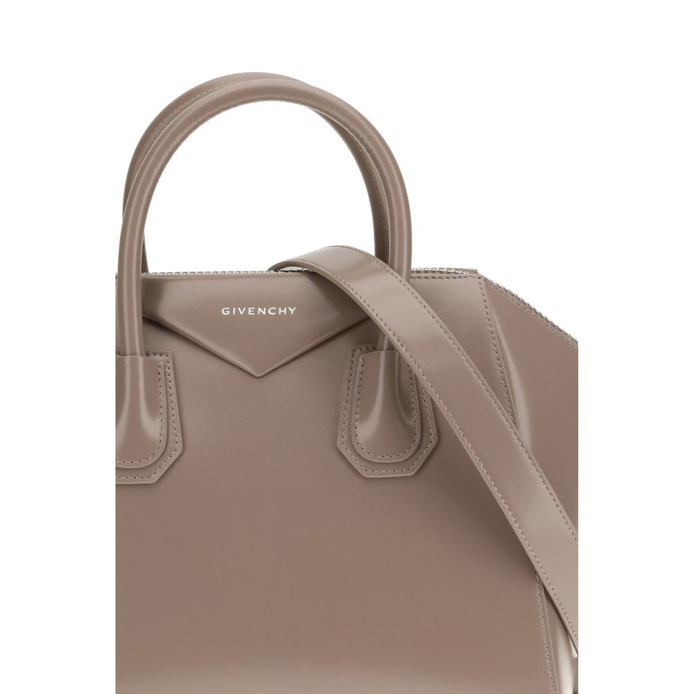 Givenchy Gray Calf Leather Bos Taurus Handbag