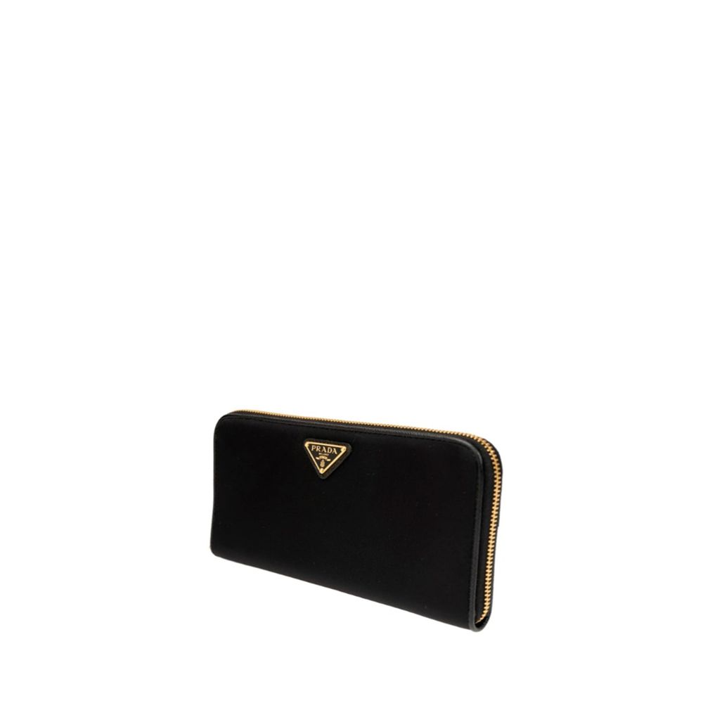 Prada continental wallet nylon  lining side