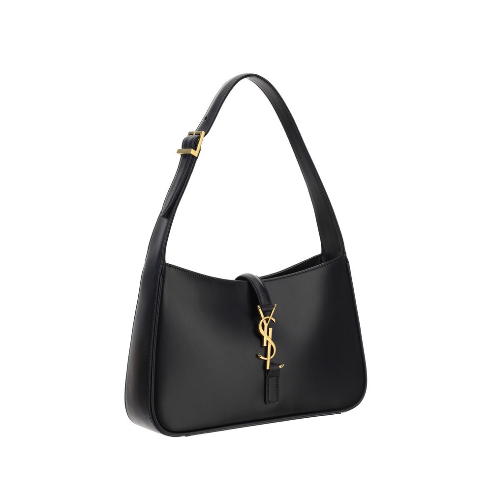 Saint Laurent Le 5 à 7 leather shoulder bag with YSL logo side
